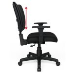 Cadeira B-ONE Back System com Braços Reguláveis – Cor Preta 31010 CADEIRAS RENOVA 11