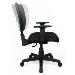 Cadeira B-ONE Back System com Braços Reguláveis – Cor Preta 31010 CADEIRAS RENOVA 12