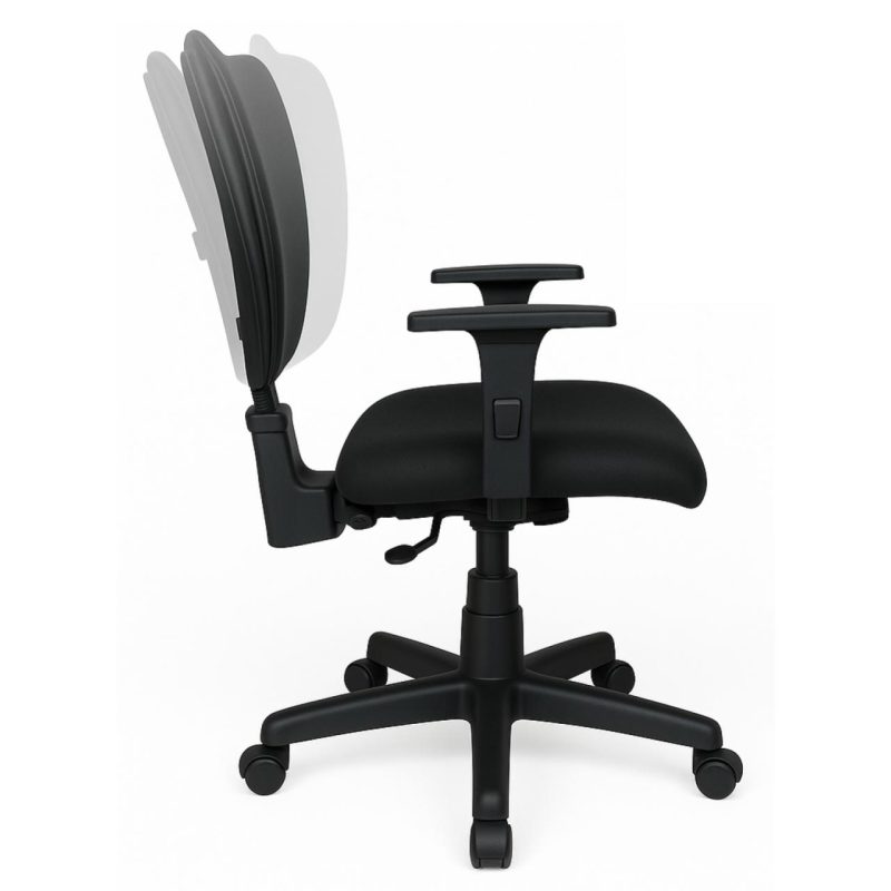 Cadeira B-ONE Back System com Braços Reguláveis – Cor Preta 31010 CADEIRAS RENOVA 4