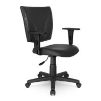 Cadeira B-ONE Giratória com Braços Reguláveis - Cor Preta 31009