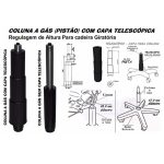 Cadeira B-ONE Giratória com Braços Reguláveis – Cor Preta 31009 CADEIRAS RENOVA 16