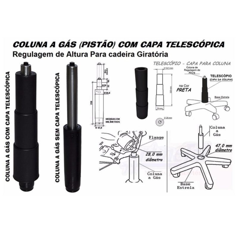 Cadeira B-ONE Giratória com Braços Reguláveis – Cor Preta 31009 CADEIRAS RENOVA 8