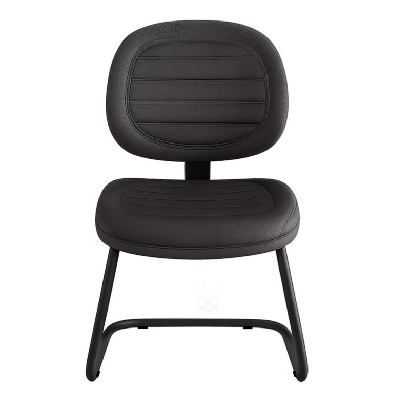 Cadeira Executiva Costurada Base em “S” PRETA – Cor Preta 31014 CADEIRAS RENOVA 3