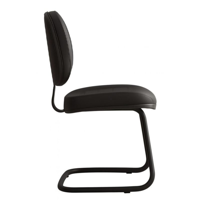 Cadeira Executiva Costurada Base em “S” PRETA – Cor Preta 31014 CADEIRAS RENOVA 4