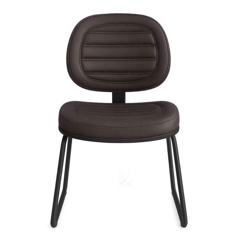 Cadeira Executiva COSTURADA Base Trapézio Cor Preta – 31031 CADEIRAS RENOVA 3