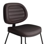 Cadeira Executiva COSTURADA Base Trapézio Cor Preta – 31031 CADEIRAS RENOVA 12