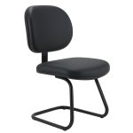 Cadeira Executiva LISA Base em “S” – Cor Preta 31013 CADEIRAS RENOVA 10
