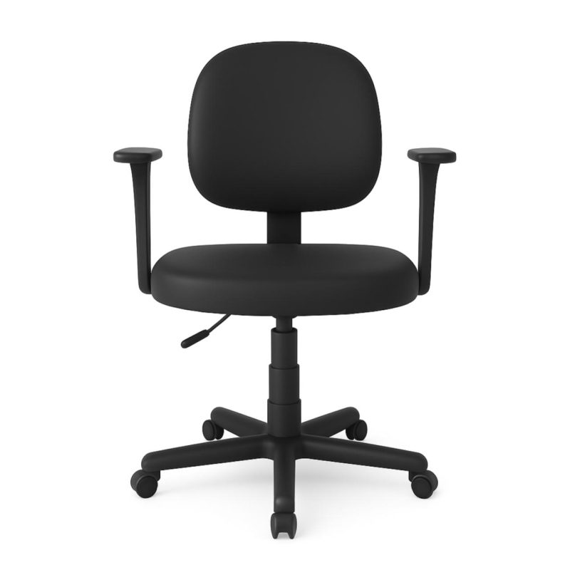 Cadeira Executiva LISA Giratória com Braços Reguláveis Cor Preta – 31003 CADEIRAS RENOVA 4