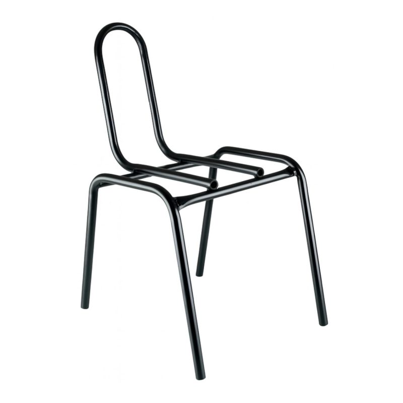 Cadeira Secretária 04 pés – Corino Preto 31102 CADEIRAS RENOVA 8