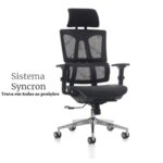 Cadeira Presidente Tela MK – 4011 – COR PRETO 30038 CADEIRAS RENOVA 7