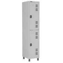 Roupeiro LOCKER de Aço com 02 PORTAS GRANDES – 1,90×0,32×0,40m – CZ/CZ – W3 – 11012 CADEIRAS RENOVA