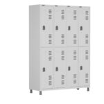 Roupeiro LOCKER de Aço c/ 08 PORTAS GRANDES – 1,90×1,28×0,40m – CZ/CZ – W3 – 11015 CADEIRAS RENOVA 5