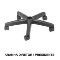 Aranha Diretor / Presidente c/ Rodizios 19011 CADEIRAS RENOVA