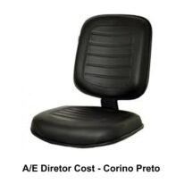 A/E Diretor Costurado GOMADA – Cor PRETA – 38002 CADEIRAS RENOVA