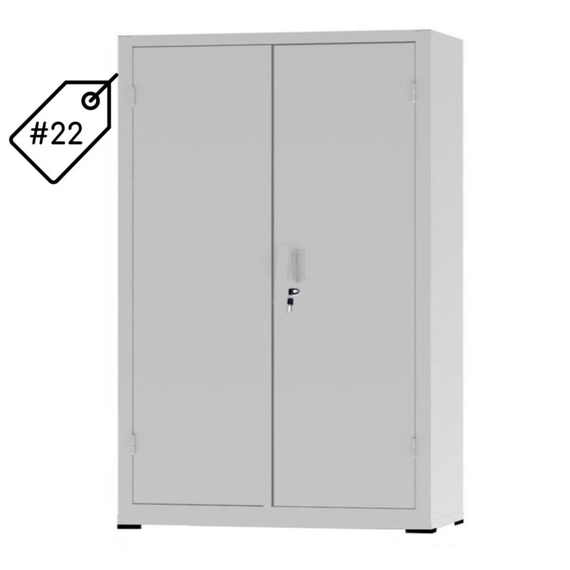 Armário de Aço com 02 Portas – PA 120 #22 (Reforçado) – NOBRE – 12105 CADEIRAS RENOVA 2