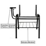 Base UNIVERSITÁRIA modelo UNIVERSAL – PMD – 99911 CADEIRAS RENOVA 5