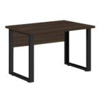 Mesa Escritório PÉ QUADRO – 1,20×0,60m – S/ Gavetas – MARSALA/PRETO – 25469 CADEIRAS RENOVA 5