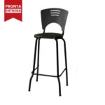 Banqueta Fixa Alta Piacere – Cor Preto – 34103 CADEIRAS RENOVA 9