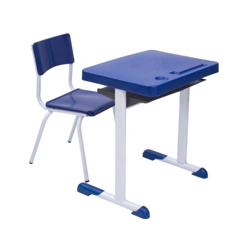 Kit Escolar Individual AZUL – (Mesa e Cadeira) – JUVENIL 06 a 09 Anos 40999 CADEIRAS RENOVA 3