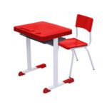 Kit Escolar Individual – (Mesa e Cadeira) – INFANTIL 03 a 06 Anos COR VERMELHO – 41090 CADEIRAS RENOVA 7