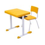 Kit Escolar Individual – (Mesa e Cadeira) – INFANTIL 03 a 06 Anos COR AMARELO – 41087 CADEIRAS RENOVA 7