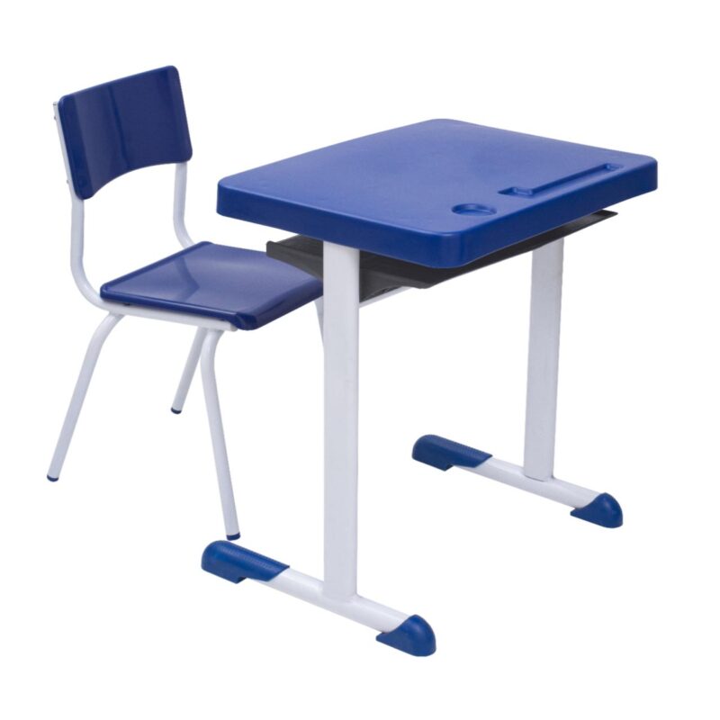 Kit Escolar Individual AZUL – (Mesa e Cadeira) – INFANTIL 03 a 06 Anos 41089 CADEIRAS RENOVA 3