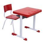 Kit Escolar Individual – (Mesa e Cadeira) – INFANTIL 03 a 06 Anos COR VERMELHO – 41090 CADEIRAS RENOVA 10