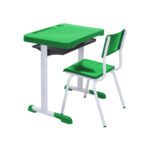 Kit Escolar Individual VERDE – (Mesa e Cadeira) – JUVENIL 06 a 09 Anos COR VERDE – 41084 CADEIRAS RENOVA 9