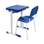 Kit Escolar Individual AZUL – (Mesa e Cadeira) – ADULTO – – COR AZUL – 40081 CADEIRAS RENOVA 10