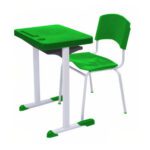 Kit Escolar Individual VERDE – (Mesa e Cadeira) – ADULTO – – COR VERDE – 40084 CADEIRAS RENOVA 6