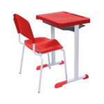 Kit Escolar Individual VERMELHO – (Mesa e Cadeira) – ADULTO – – COR VERMELHO – 40082 CADEIRAS RENOVA 7