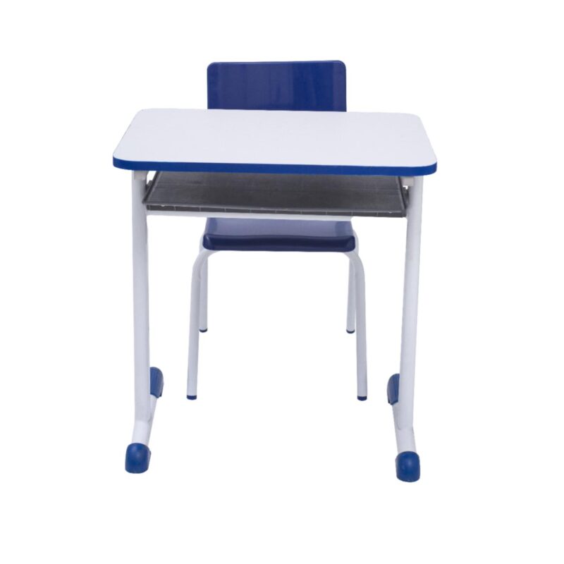 Kit Escolar Individual AZUL – (Mesa e Cadeira) – INFANTIL – MADEIRA – COR AZUL – 40085 CADEIRAS RENOVA 4