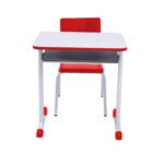 Kit Escolar Individual VERMELHO – (Mesa e Cadeira) – INFANTIL – MADEIRA – COR VERMELHO – 40086 CADEIRAS RENOVA 8