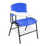 Cadeira Universitária Plástica Prancheta MDF – COR AZUL 34016 CADEIRAS RENOVA 5