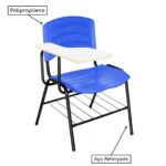 Cadeira Universitária Plástica Prancheta MDF – COR AZUL 34016 CADEIRAS RENOVA 7