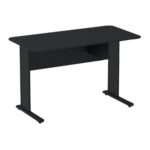 Mesa Escritório 1,50×0,60m s/ Gavetas – Cor Preto 44092 CADEIRAS RENOVA 6