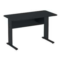 Mesa Escritório 1,50×0,60m s/ Gavetas – Cor Preto 44092 CADEIRAS RENOVA