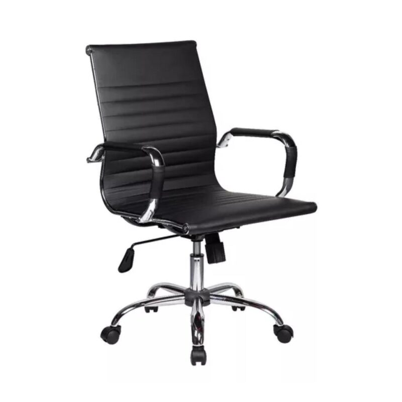 Cadeira DIRETOR Charles Eames Esteirinha – PRETO – PMD – 32887 CADEIRAS RENOVA 2