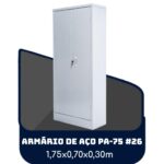 Armário de Aço PA 75 #26 – 1,75×0,70×0,30m – SA – 13119 CADEIRAS RENOVA 5