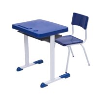 Kit Escolar Individual AZUL – (Mesa e Cadeira) – INFANTIL 03 a 06 Anos 41089 CADEIRAS RENOVA