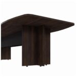 Mesa de Reunião Diretoria ABAULADA – 3,20×1,20m MARSALA/PRETO – 21017 CADEIRAS RENOVA 8