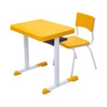 Kit Escolar Individual – (Mesa e Cadeira) – JUVENIL 06 a 09 Anos COR AMARELO – 41083 CADEIRAS RENOVA 7