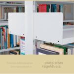 Estante Biblioteca de PAREDE com 06 Bandejas – 1,98×0,92×0,30m – NOBRE – 11108 CADEIRAS RENOVA 10