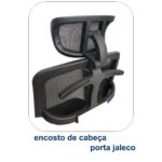 Poltrona Presidente Tela MK-4007 – Cor Preta 30004 CADEIRAS RENOVA 8