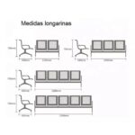 Longarina AEROPORTO com 03 Lugares – Cor Cromado 33108 CADEIRAS RENOVA 10