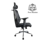 Cadeira Presidente Tela MK-4010 COR PRETO – 30029 CADEIRAS RENOVA 8