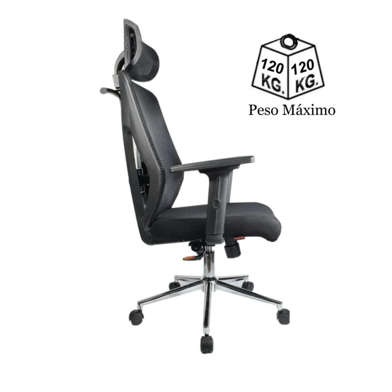 Cadeira Presidente Tela MK-4010 COR PRETO – 30029 CADEIRAS RENOVA 4