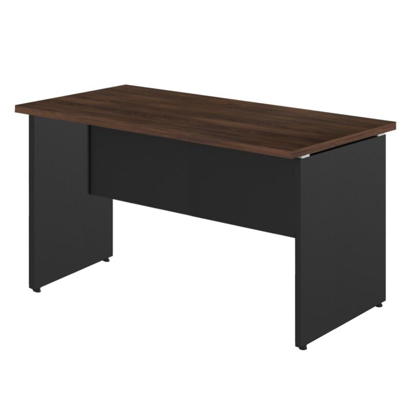 Mesa Escritório 1,70×0,60m – S/ Gavetas MARSALA / PRETO – 23474 CADEIRAS RENOVA 2