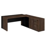 Mesa PRESIDENTE c/ Armário Pedestal – 1,82×1,80m MARSALA / PRETO – 23483 CADEIRAS RENOVA 7