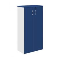 Armário Alto Fechado com 02 Portas – 1,59X0,80X0,42m – PMD – AZUL/CZ – 44102 CADEIRAS RENOVA